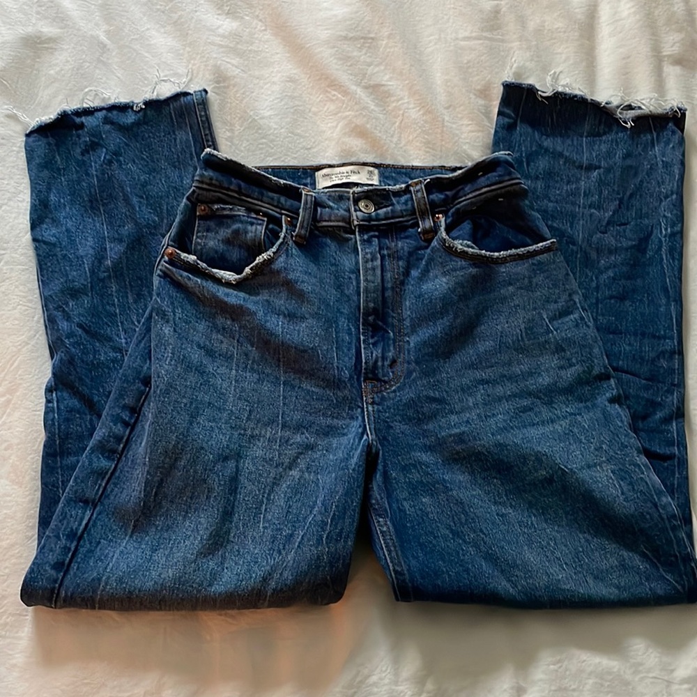 Abercrombie and Fitch 90s Straight Ultra High Curve Love Jean